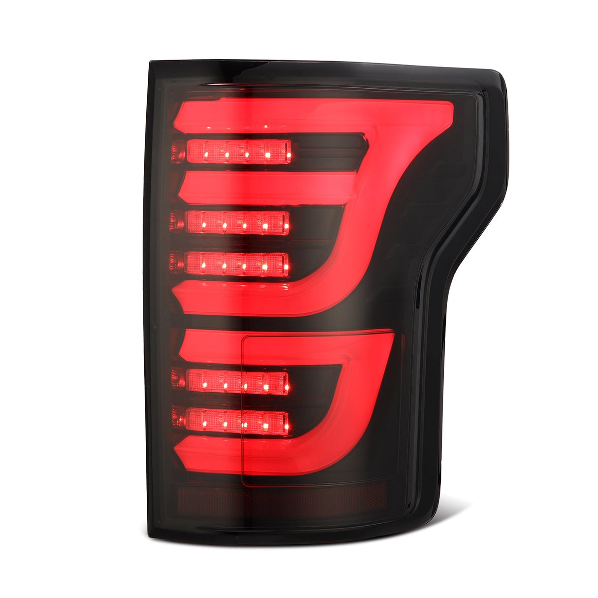 Feux arrière à LED Ford F150 LUXX-Series 15-20, noir et rouge