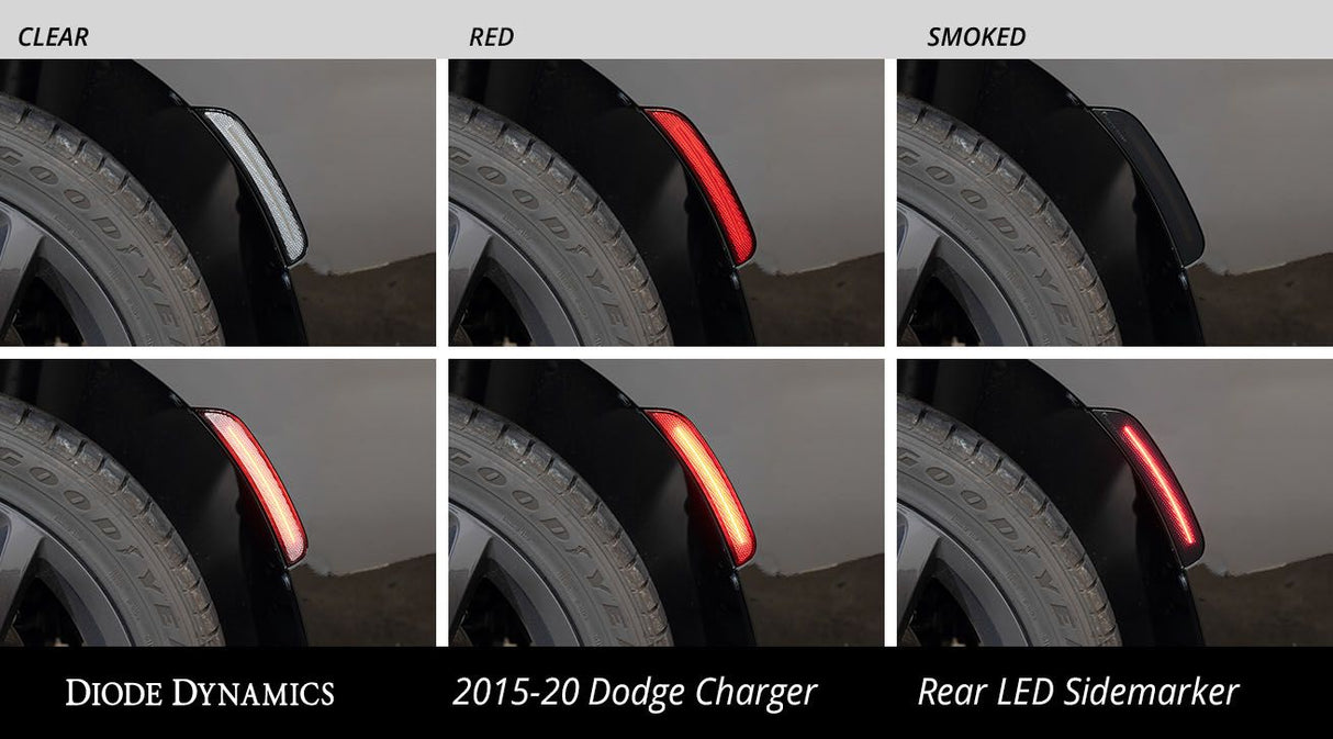 LED Sidemarkers for 2015-2023 Dodge Charger (set)