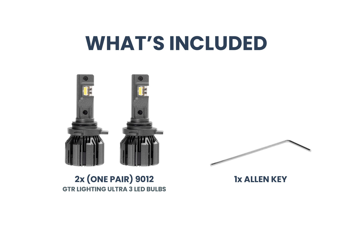 9012 : Ampoules LED GTR Ultra 3.0 (paire)