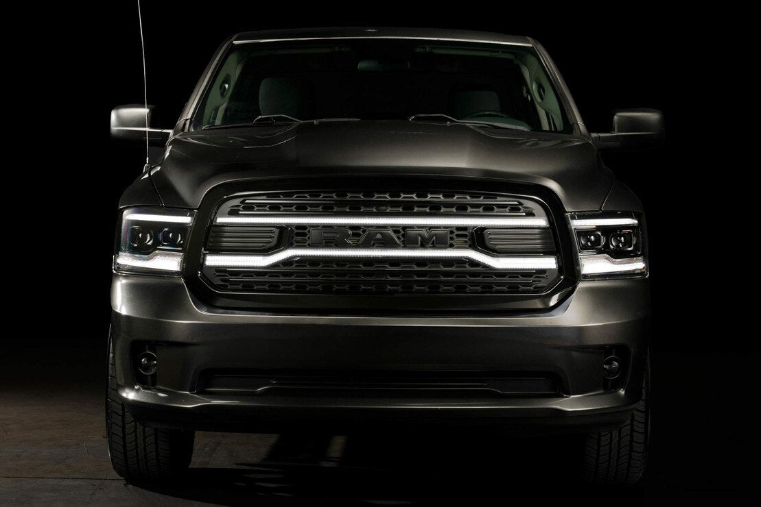 Dodge Ram 1500 Classic (19-24) XBG LED Drl Grille (Black)