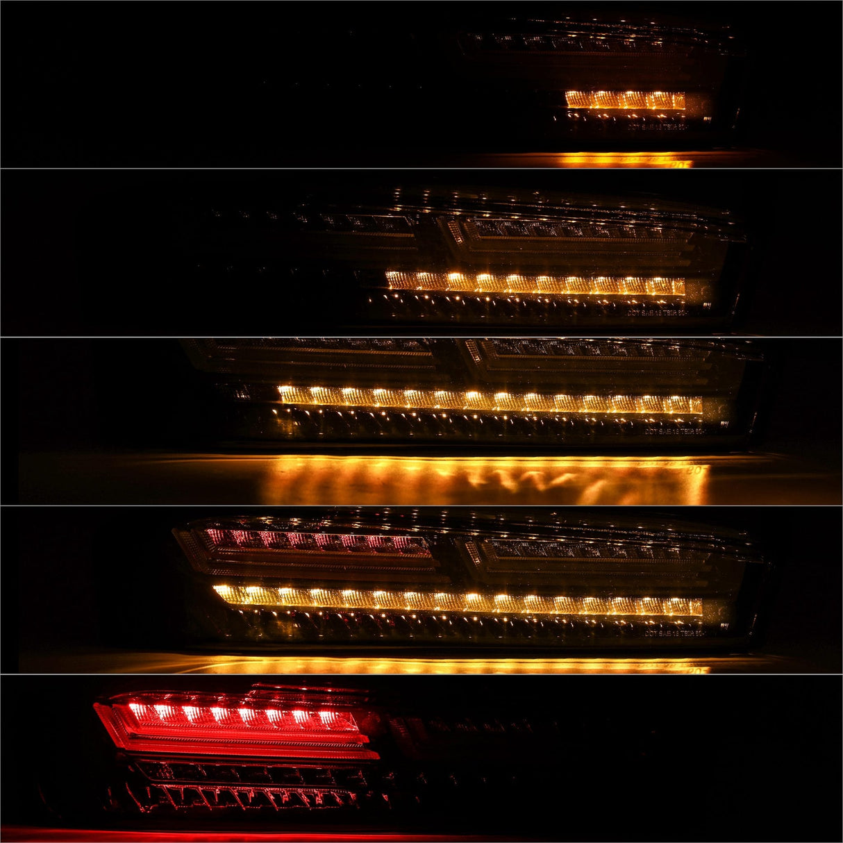 Feux arrière à LED Chevrolet Camaro PRO-Series 16-18, noir de jais