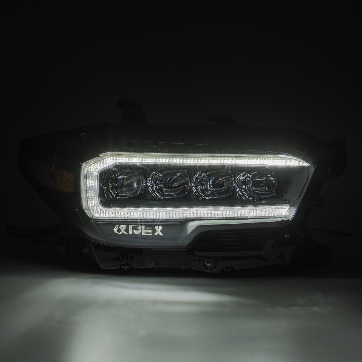 Phares projecteurs à LED chromés pour Toyota Tacoma série NOVA 16-23