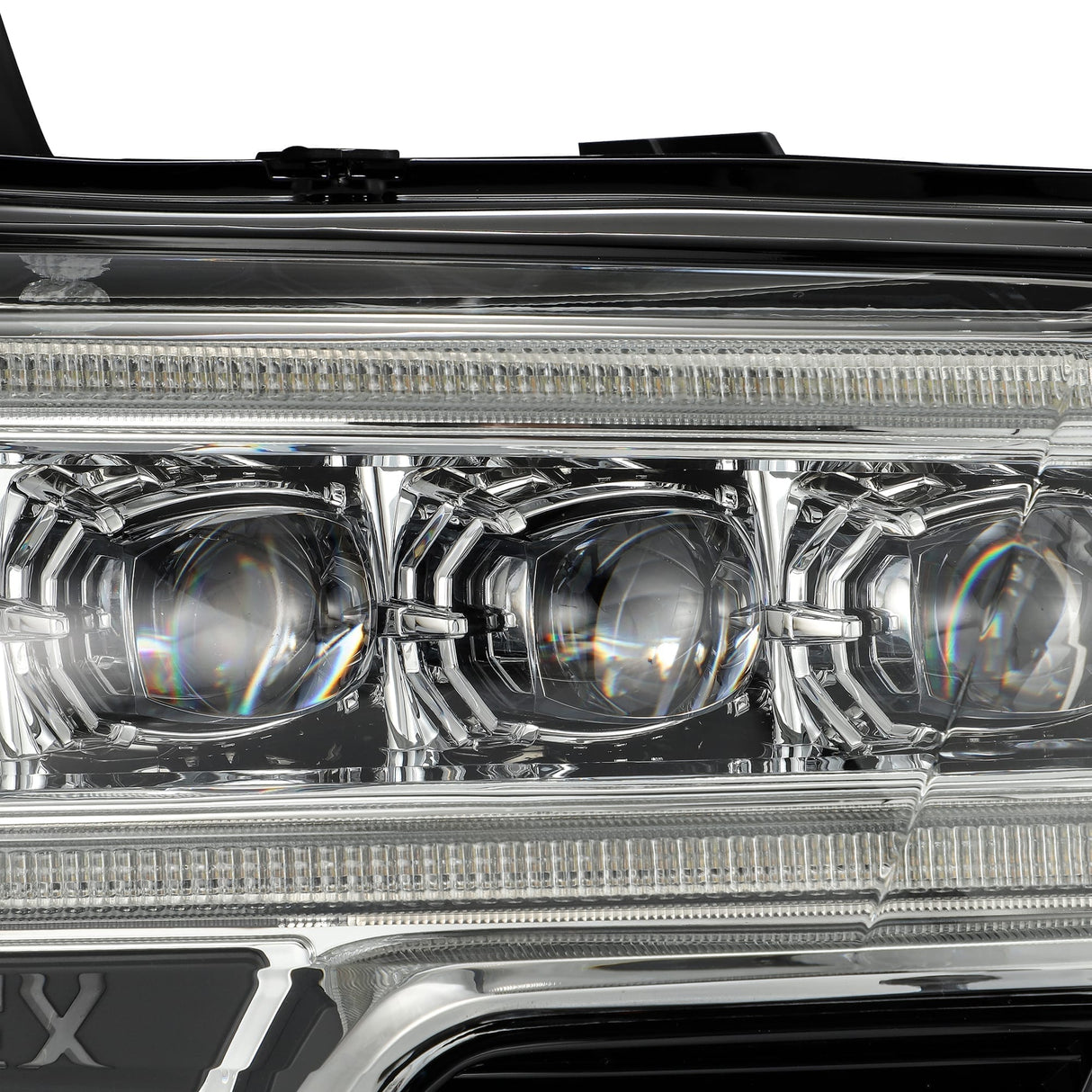 Phares projecteurs à LED chromés pour Toyota Tacoma série NOVA 16-23