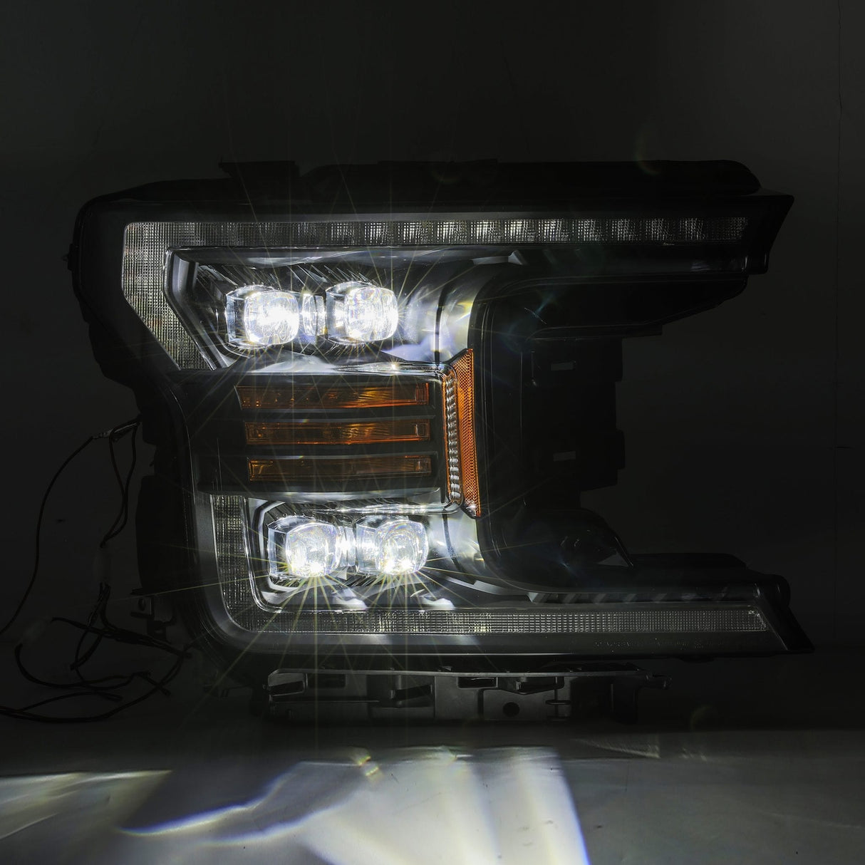 18-20 Ford F150 NOVA-Series LED Projector Headlights Black