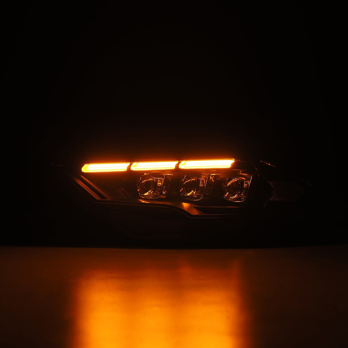 Phares projecteurs à LED noirs pour Ford Mustang MK II série NOVA 18-23