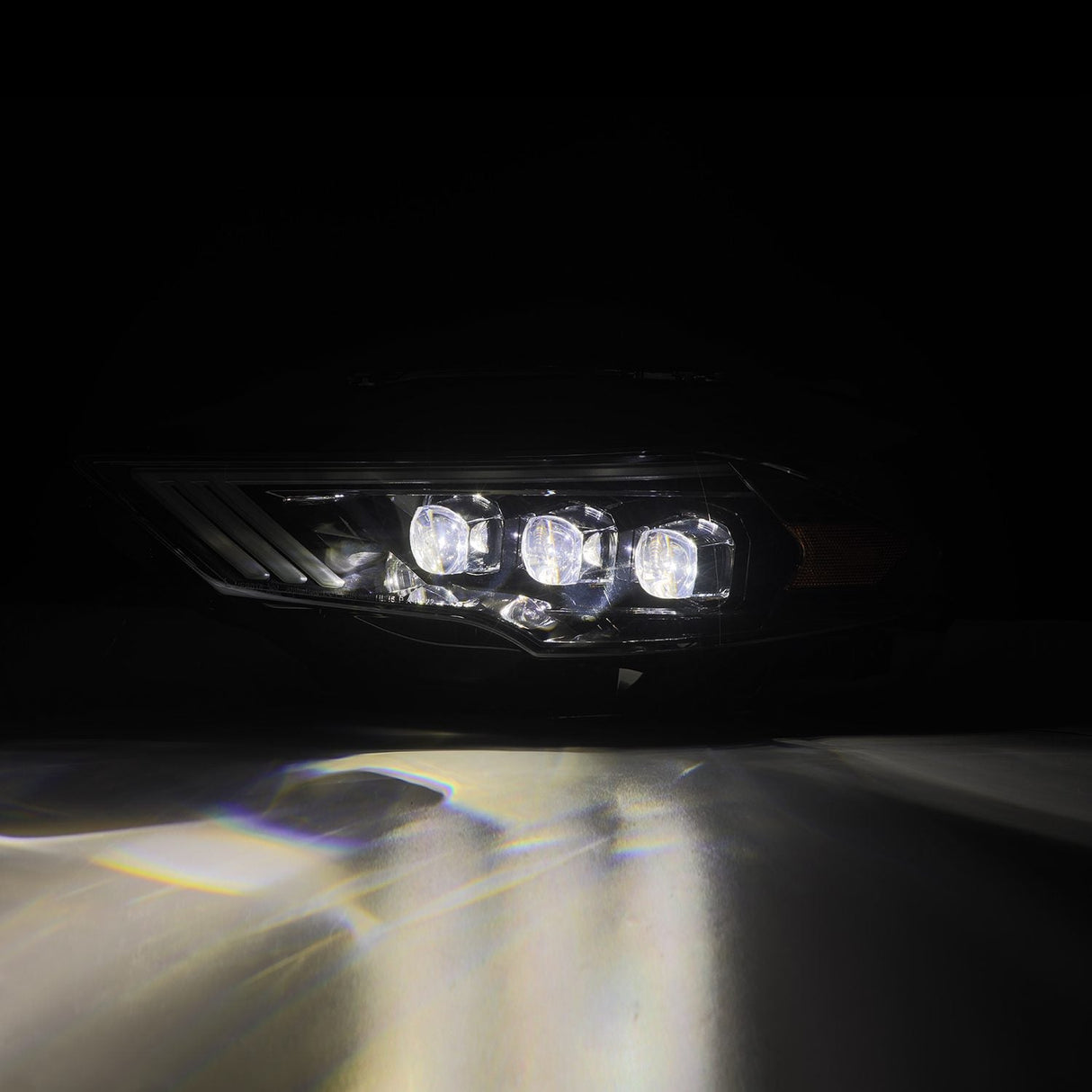 18-23 Ford Mustang NOVA-Series LED Projector Headlights Alpha-Black
