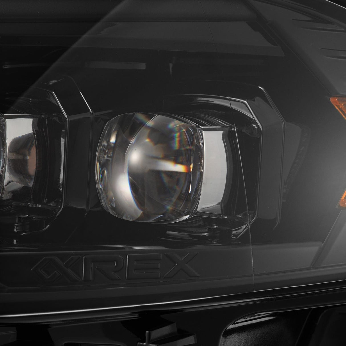 18-23 Ford Mustang NOVA-Series LED Projector Headlights Alpha-Black