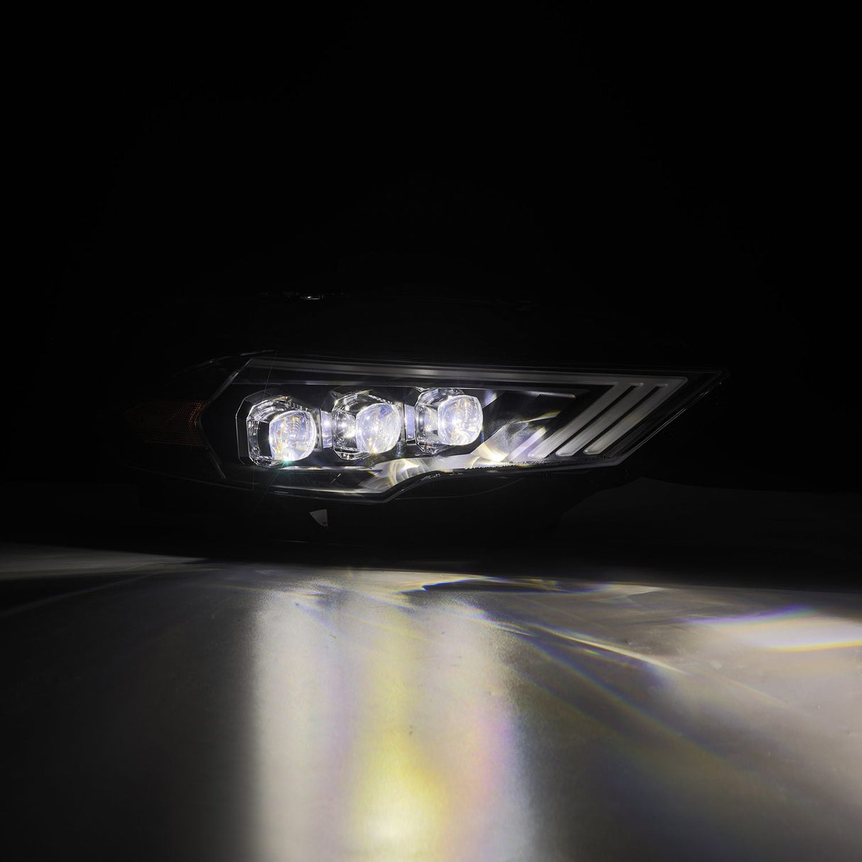 18-23 Ford Mustang NOVA-Series LED Projector Headlights Black