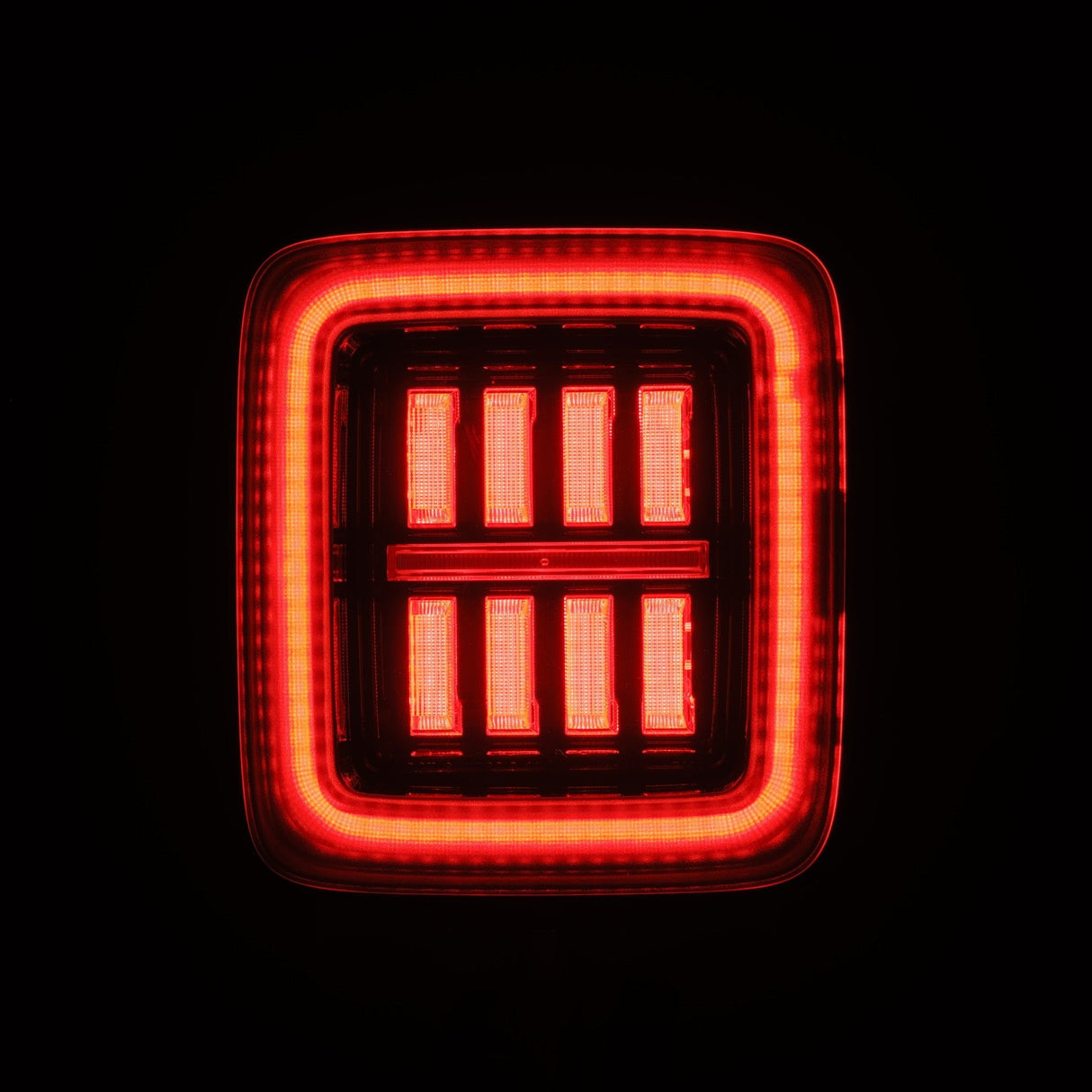 18-25 Jeep Wrangler JL NOVA-Series Prismatic LED Tail Lights Alpha-Black