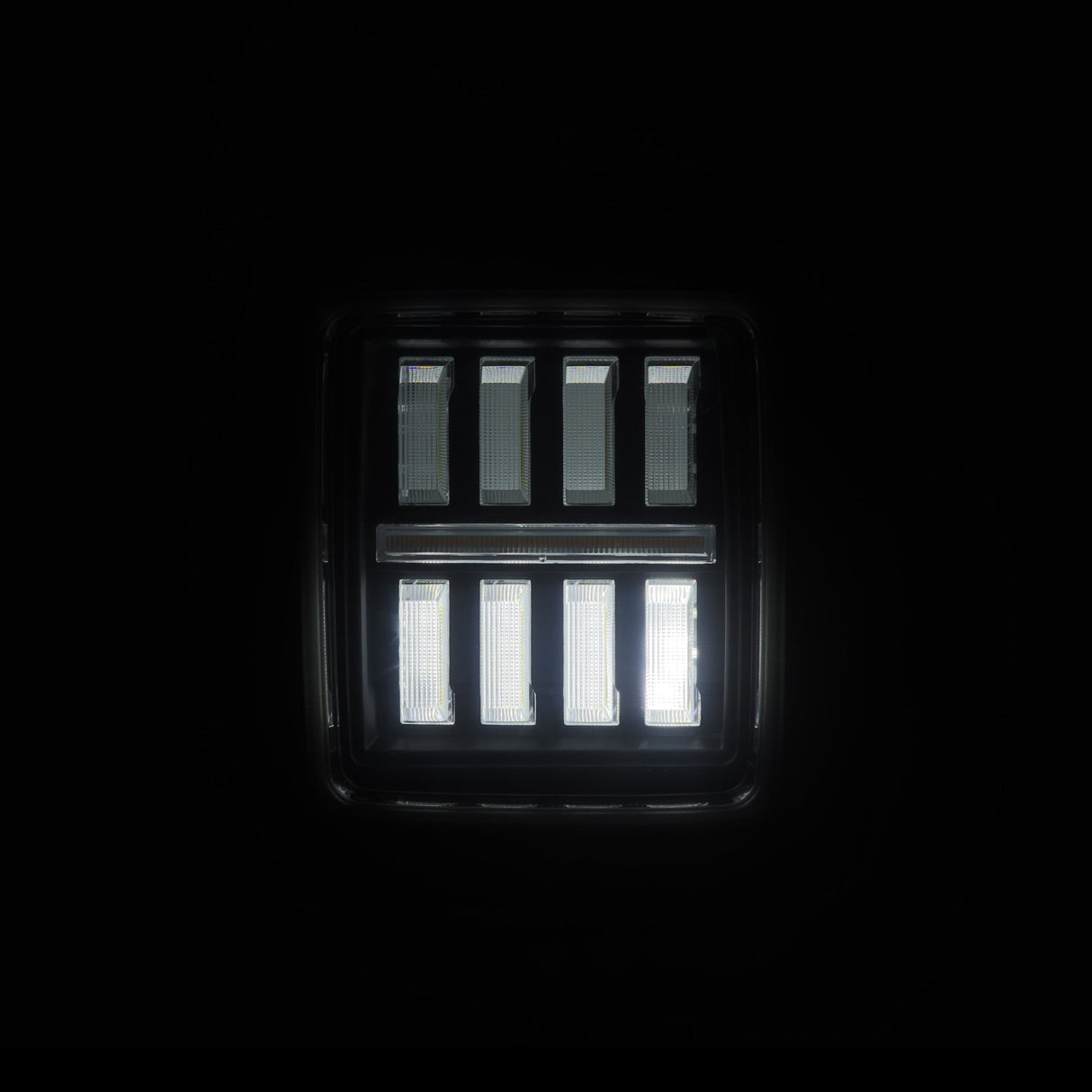 Feux arrière à LED prismatiques pour Jeep Wrangler JL NOVA-Series 18-25, noir et rouge