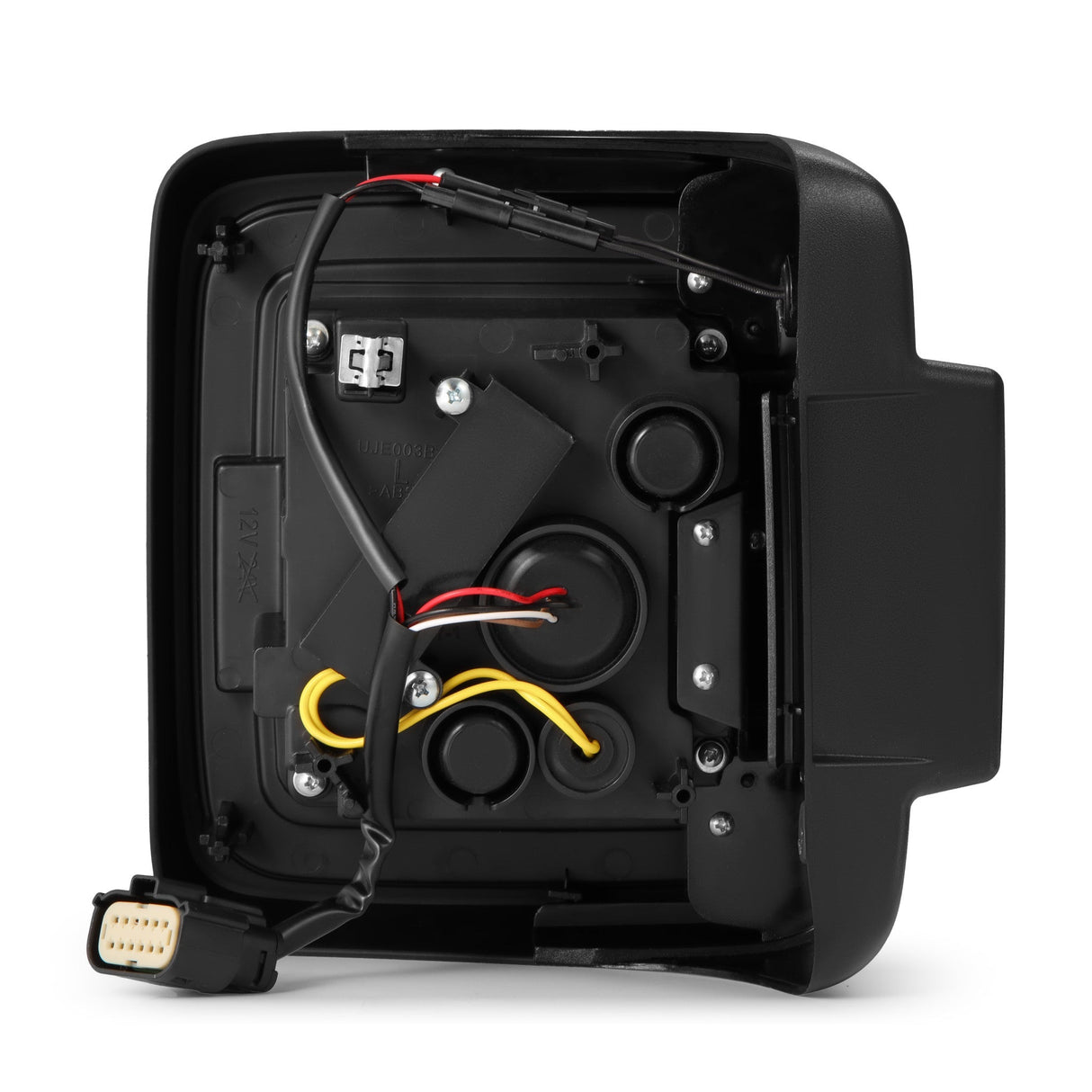 Feux arrière à LED prismatiques pour Jeep Wrangler JL NOVA-Series 18-25, noir et rouge