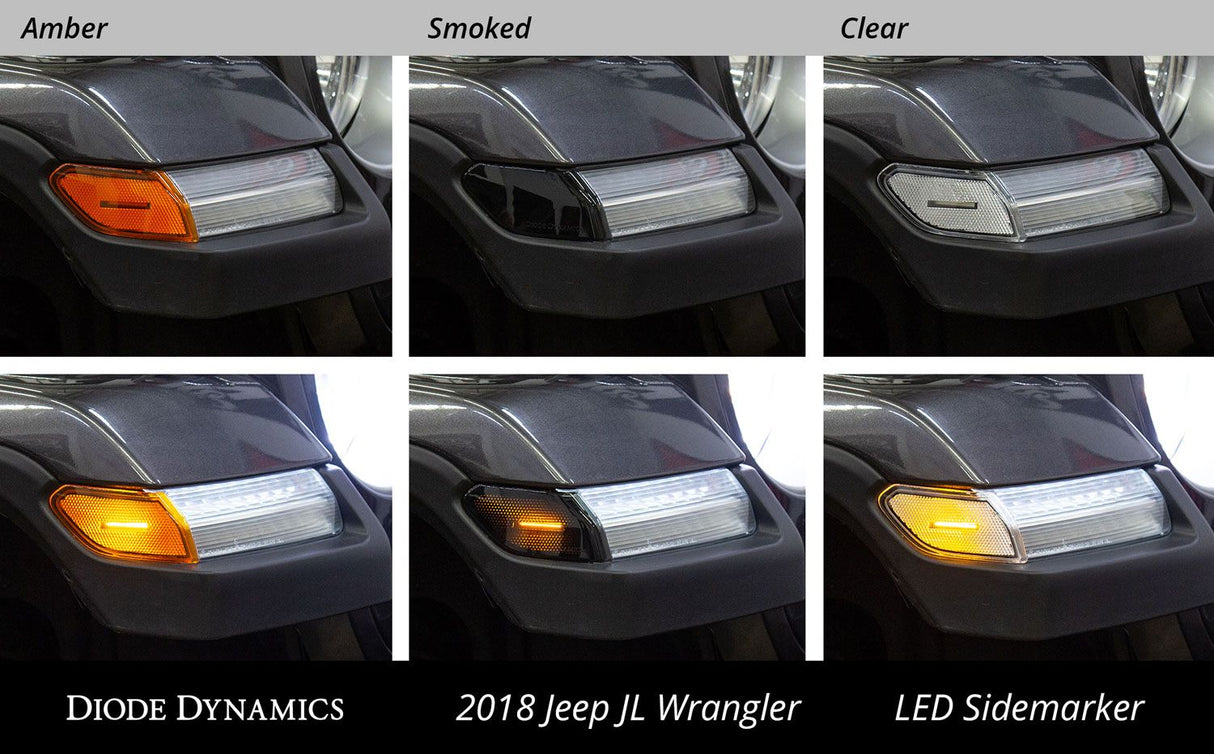 Led Sidemarkers Pour 2010-2014 Ford Mustang (Ensemble)