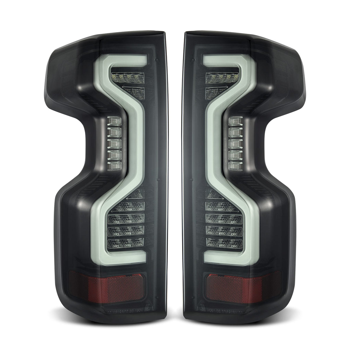 19-25 Chevrolet Silverado 1500 / 20-25 Silverado 2500HD/3500HD PRO-Series LED Tail Lights Jet Black