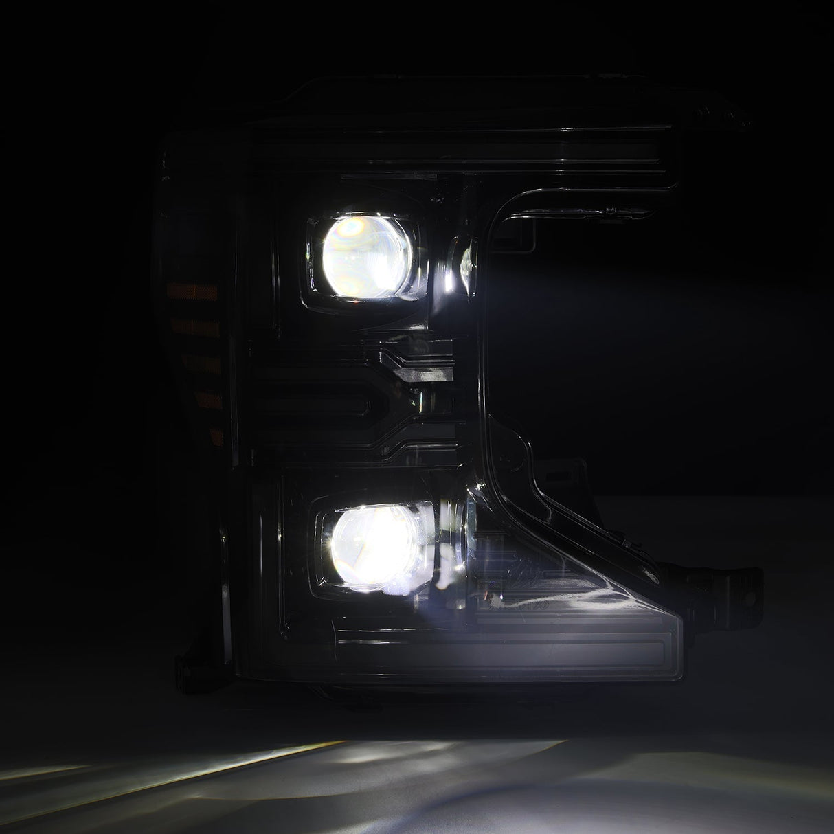 20-22 Ford Super Duty LUXX-Series LED Projector Headlights Alpha-Black
