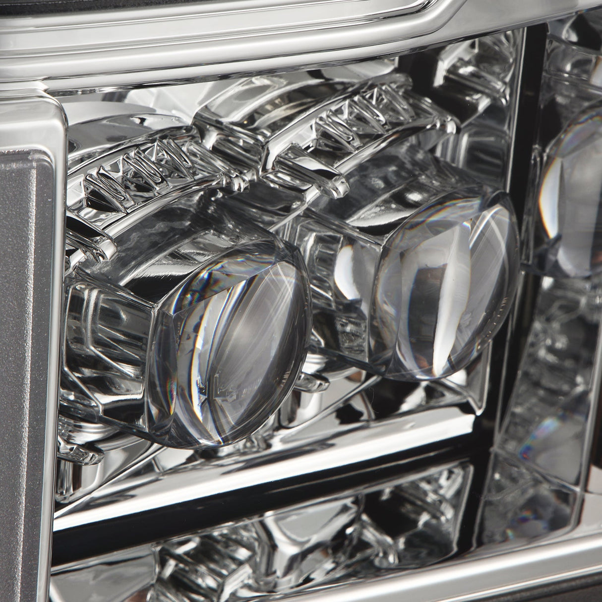 20-22 Ford Super Duty NOVA-Series LED Projector Headlights Chrome