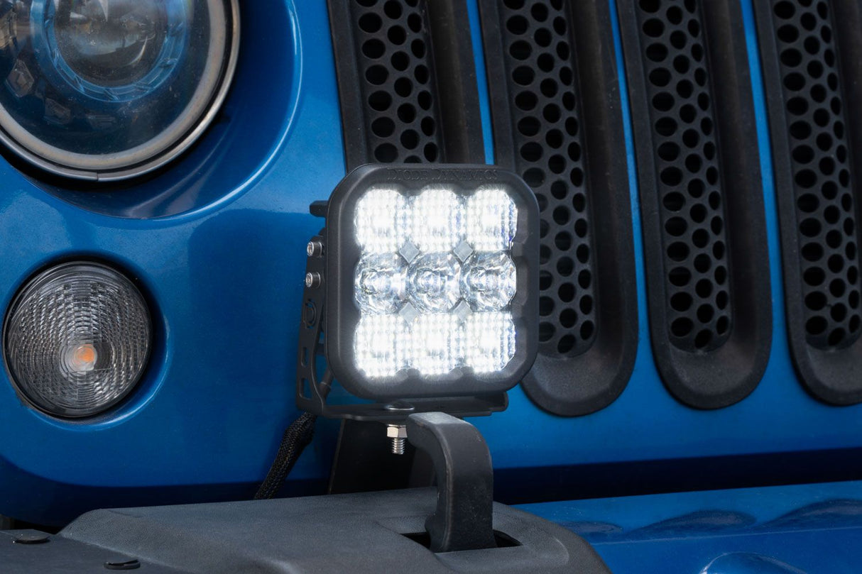 SS5 Bumper LED Pod Light Kit for 2007-2018 Jeep JK Wrangler