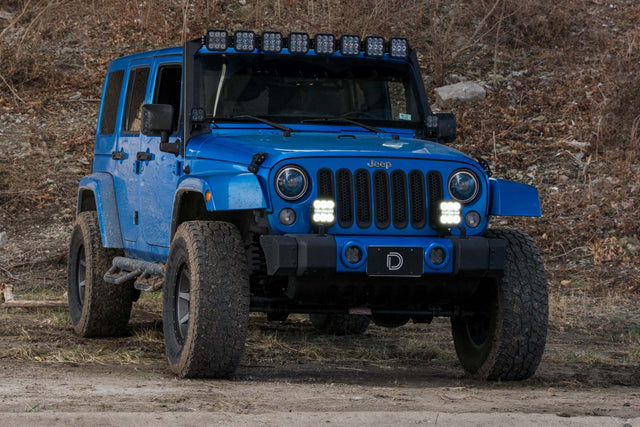 Stage Series Bumper Bracket Kit for 2007-2018 Jeep JK Wrangler