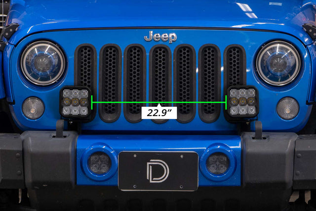 Stage Series Bumper Bracket Kit for 2007-2018 Jeep JK Wrangler
