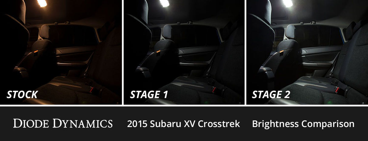 Kit LED intérieur pour Subaru WRX 2008-2014, blanc froid Stage 2