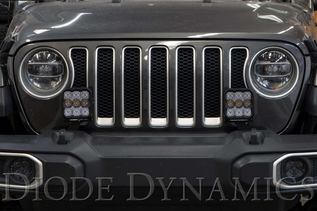 Kit de barre lumineuse LED pour pare-chocs Jeep Jl 2018-2022 Wrangler