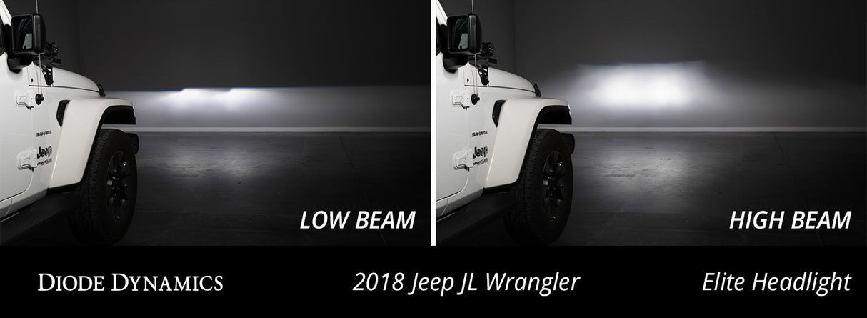 Phares LED Elite pour Jeep JL/JT Wrangler 2018-2023