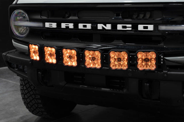 SS5 Grille CrossLink Lightbar Kit for 2021-2025 Ford Bronco (w/ Steel Bumper)