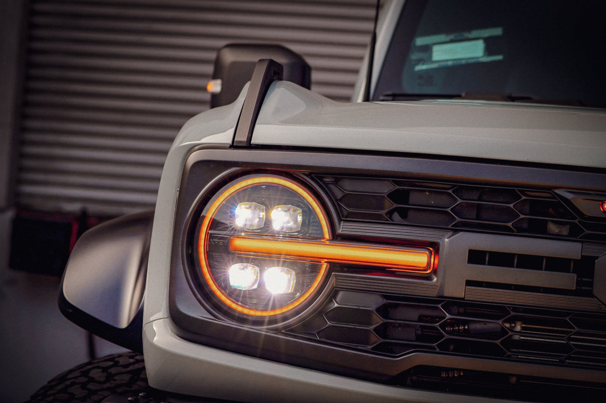 21-25 Ford Bronco / 22-25 Bronco Raptor NOVA-Series LED Projector Headlights Black
