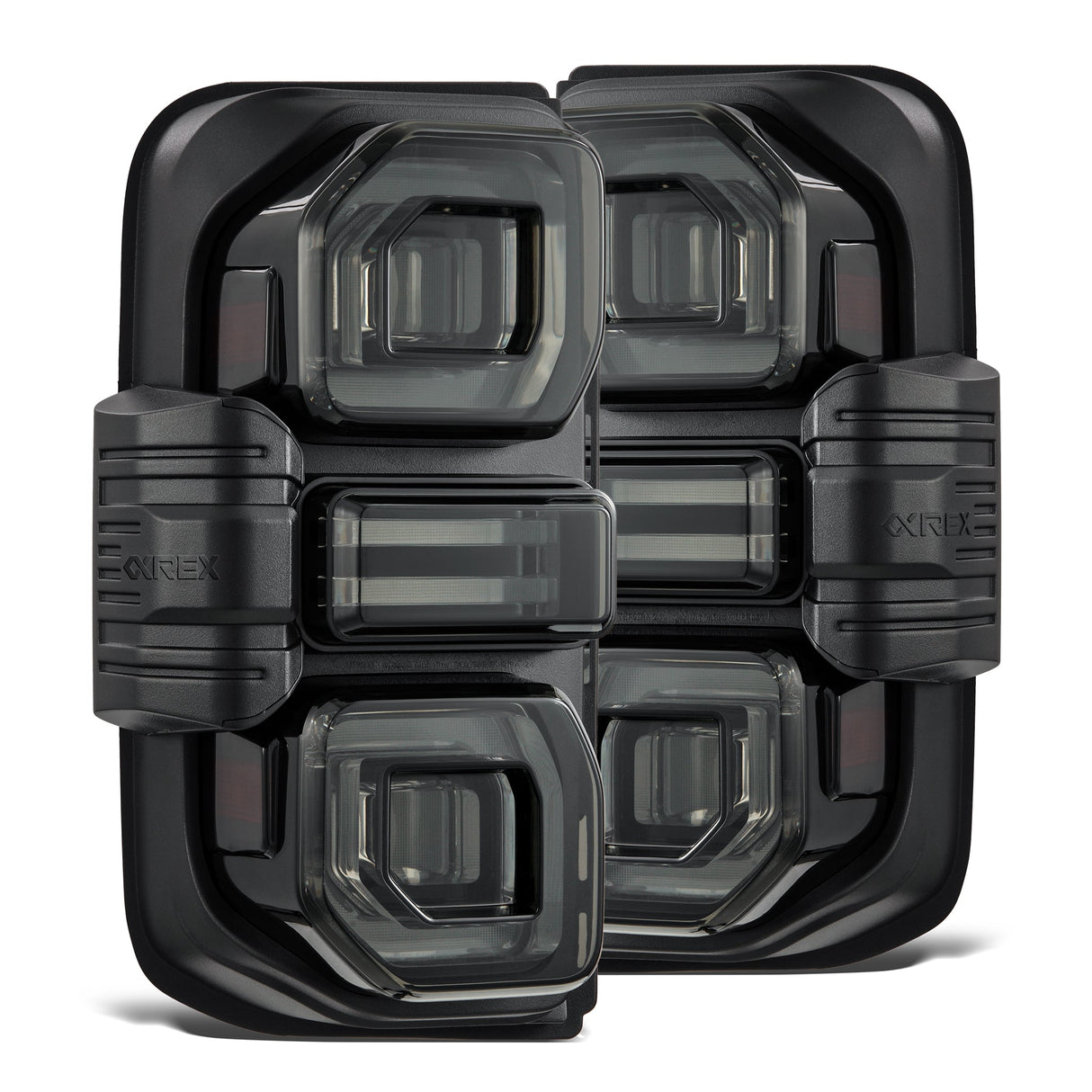 Feux arrière à LED prismatiques Alpha-Black pour Ford Bronco NOVA-Series 21-25