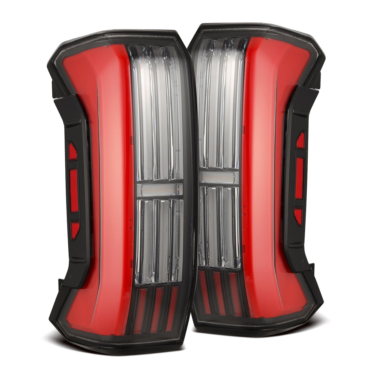 22-25 Toyota Tundra NOVA-Series Prismatic LED Tail Lights Black Red
