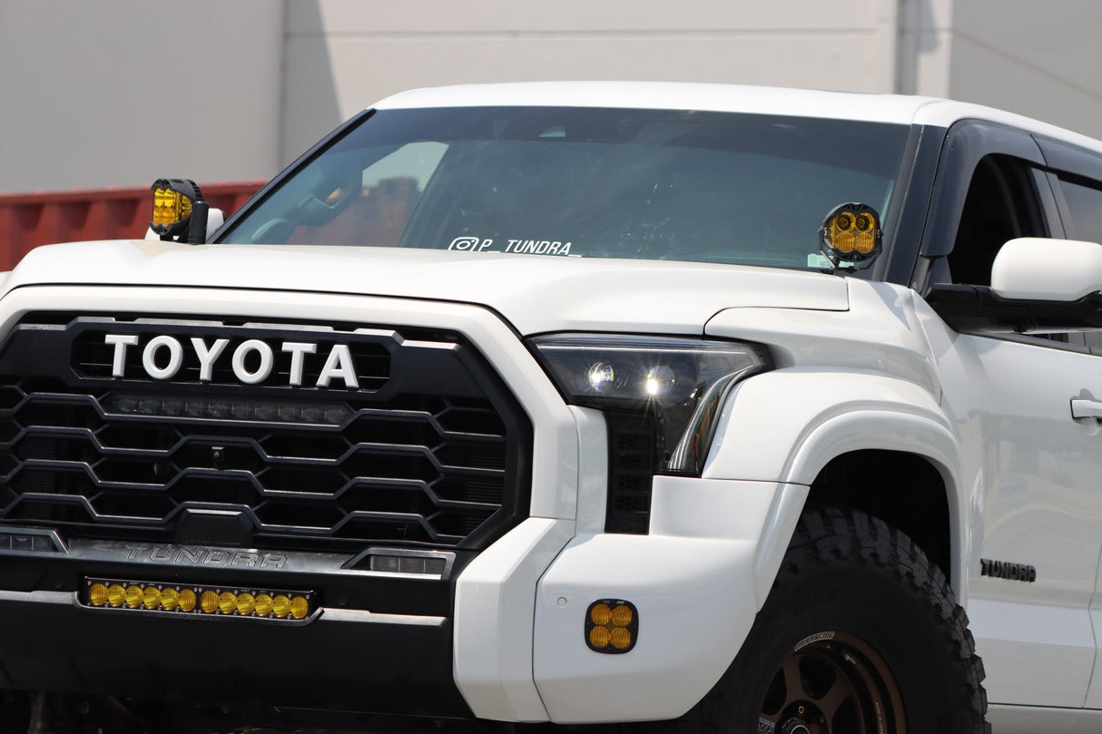 Phares projecteurs à LED noirs pour Toyota Tundra/Sequoia série LUXX 2022-2025