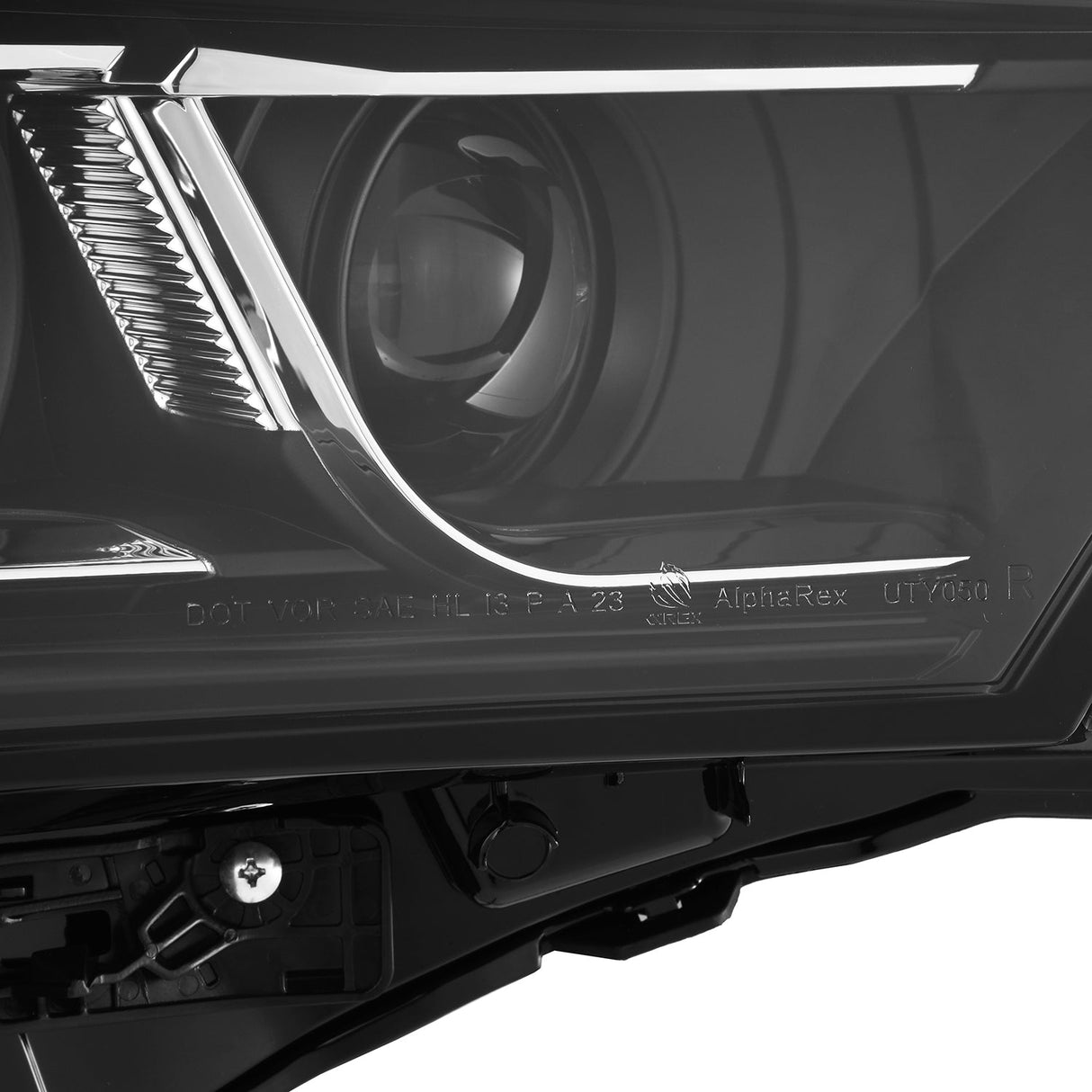 Phares projecteurs à LED noirs pour Toyota Tundra/Sequoia série LUXX 2022-2025
