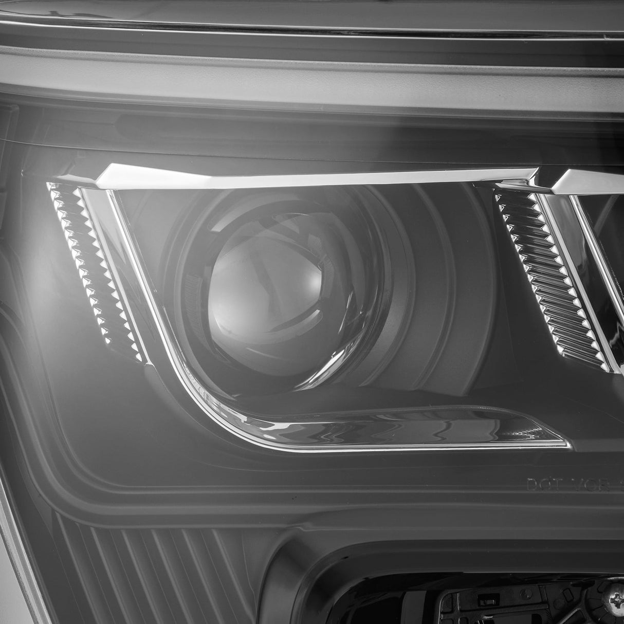 Phares projecteurs à LED noirs pour Toyota Tundra/Sequoia série LUXX 2022-2025