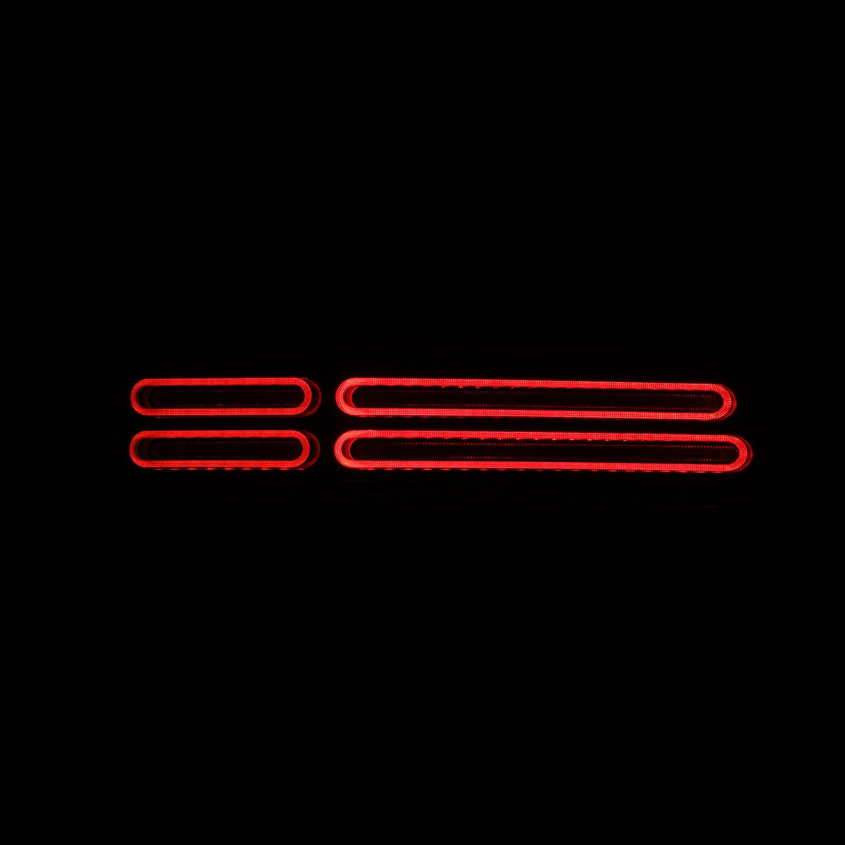 23-25 Nissan Z Quad-Loop Style NOVA-Series Prismatic LED Tail Lights Alpha-Black