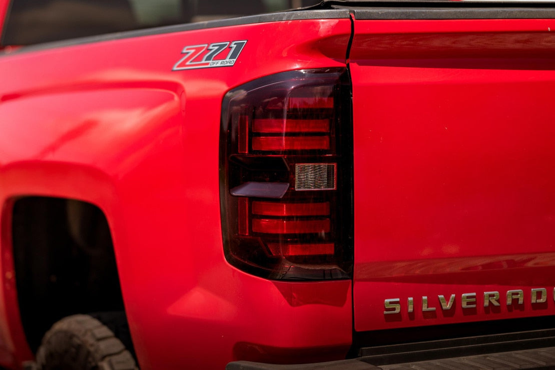 Chevrolet Silverado 1500 (14-18) XB LED Tail Lights (Red)