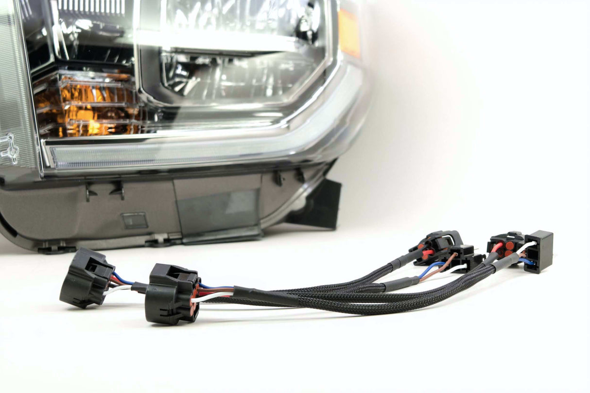 Faisceau de conversion pour phares halogènes Tundra avec feux de jour à LED (conversion en phares à LED d'origine) (SIPLE)