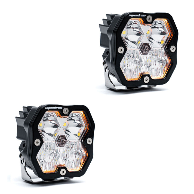 Squadron 2.0 Sport Black LED Auxiliary Light Pod Pair - Universal