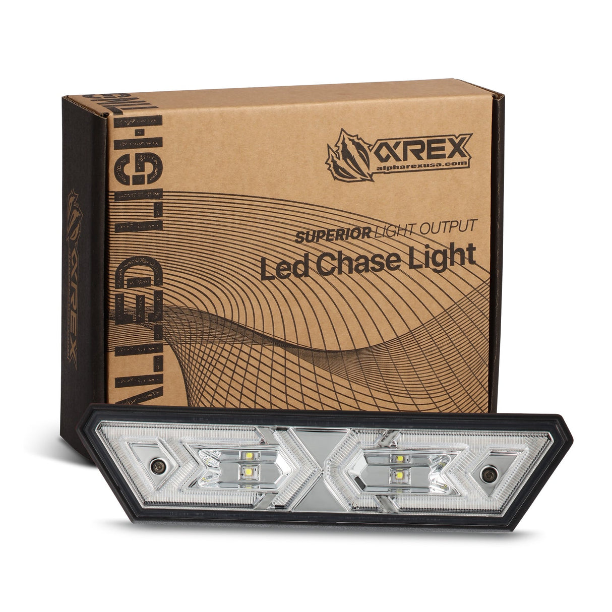 AlphaRex Arrow-X Multi-functional Off-Road Chase Light - Clear