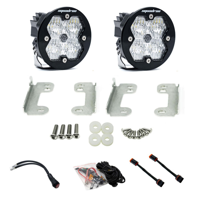 Squadron-R 2.0 Sport Fog Pocket Light Kit - Jeep 2018-26 Wrangler JL; 2020-26 Gladiator JT; Note: w/ OE Sahara Bumper