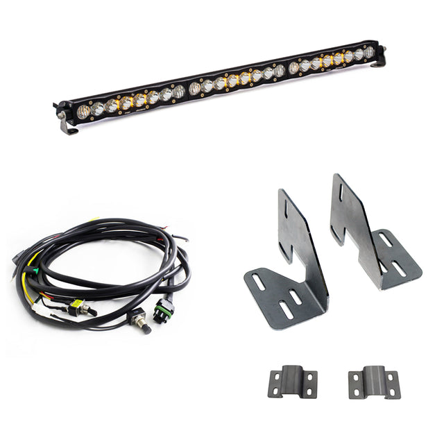 GMC S8 30 Inch Grille Light Bar Kit - GMC 2018-19 Sierra 2500HD/3500HD