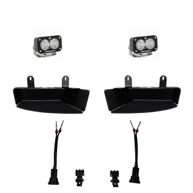 Kit d'éclairage Dodge Ram pour Ram 2500/3500 19-On FPK S2 Sport W/C Amber Baja Designs