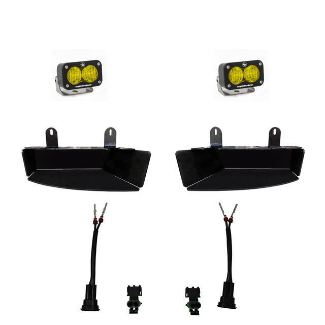 Kit d'éclairage Dodge Ram pour Ram 2500/3500 19-On FPK S2 Sport W/C Amber Baja Designs