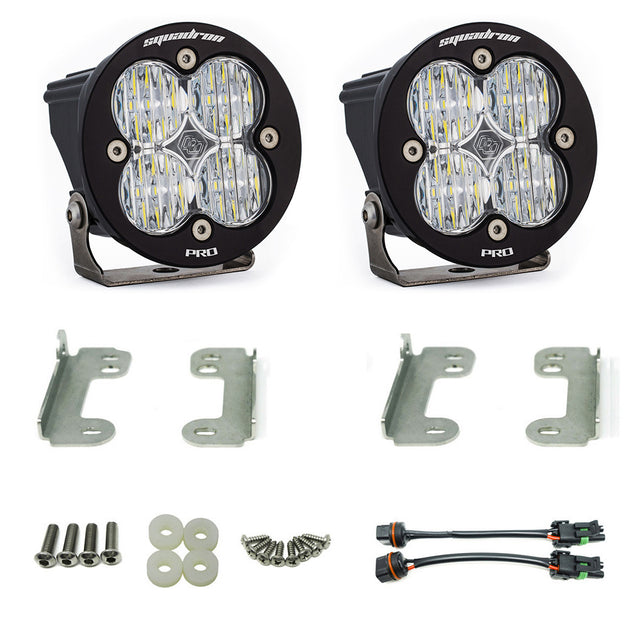 Jeep JK Squadron-R Pro Fog Pocket Light Kit - Jeep 2007-09 Wrangler JK