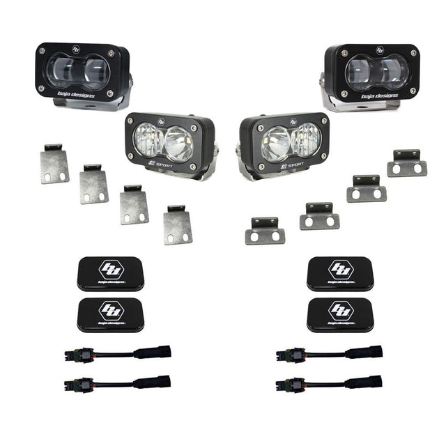 S2 SAE/S2 Sport Fog Pocket Kit - Ford 2021-2026 F-150 Raptor; 2023-2026 Bronco Raptor, 2024-2026 F-150 Raptor 37/R