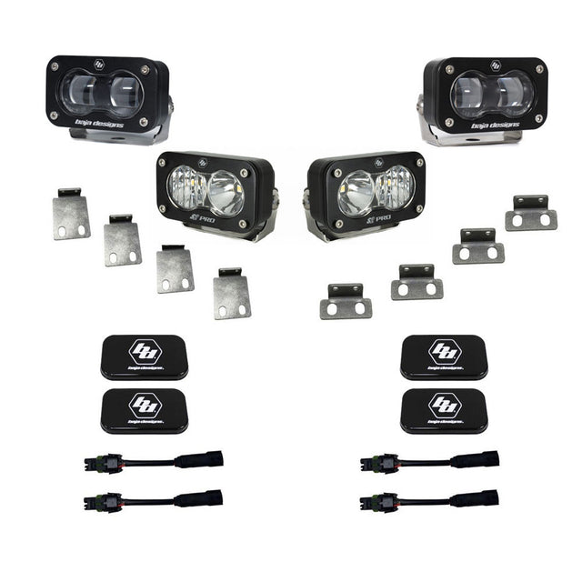 S2 SAE/S2 Pro Fog Pocket Kit - Ford 2021-2026 F-150 Raptor; 2023-2026 Bronco Raptor, 2024-2026 F-150 Raptor 37/R