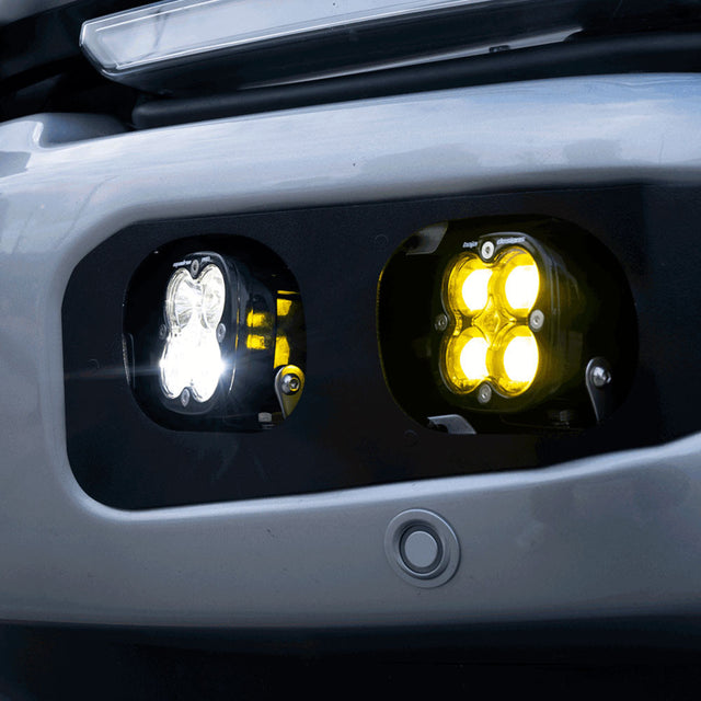Ford Squadron SAE/Squadron Pro Dual Fog Pocket Light Kit - Ford 2023-2026 F-250/350 Super Duty