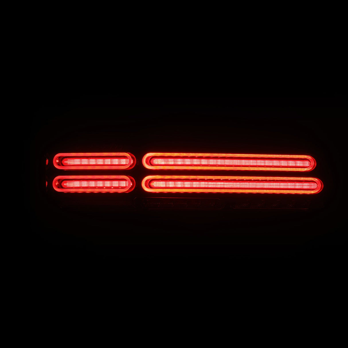 23-25 Nissan Z Quad-Loop Style NOVA-Series Prismatic LED Tail Lights Alpha-Black
