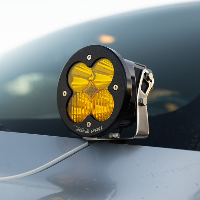 Paire de modules de lumière LED à lentille ambre, motif de virage large, série XL R Pro, modèles Baja