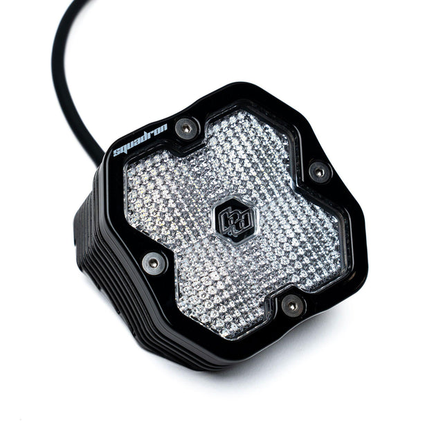 Pod de lumière auxiliaire LED encastrable et incliné Squadron 2.0 Sport noir - Universel