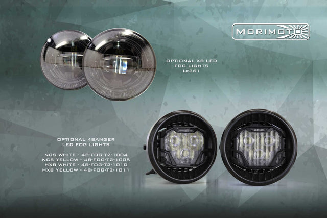Phares à LED XB pour Toyota Tundra (07-13) (feux de jour ambrés)