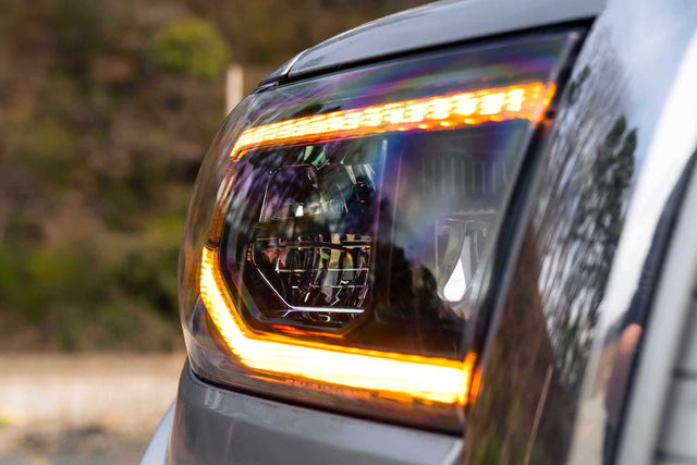Phares à LED XB pour Toyota Tundra (07-13) (feux de jour ambrés)